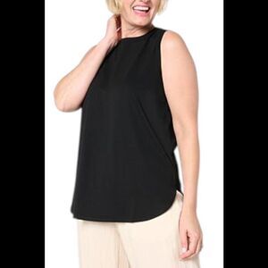 WynneLayers Women's Sorona Jersey Knit Sleeveless Tee - Regular